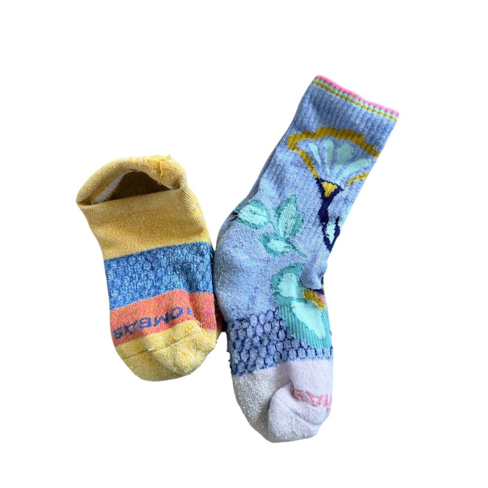 Cozy Bombas Kids Youth Ankle Sock Bundle - Blue Floral!